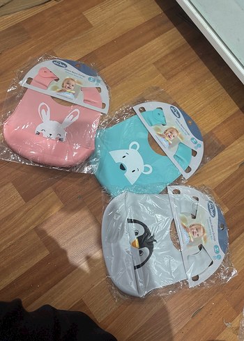 Pastel Renkli Desenli Bebek Önlükleri - Görsel 4