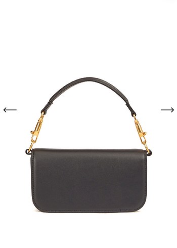 Siyah Deri Zincir Askılı Kadın Çanta - Görsel 3