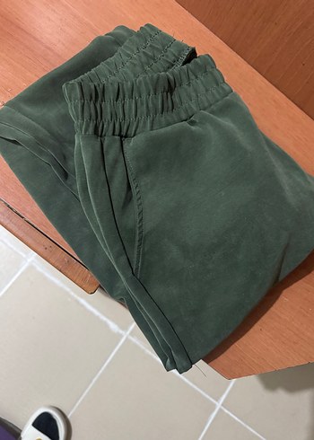 Kadın Yeşil Kapüşonlu Fermuarlı Sweatshirt - Görsel 6