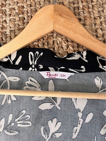 m Beden siyah Renk Penti kimono