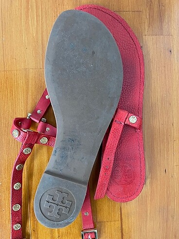 38 Beden kırmızı Renk Tory Burch sandalet