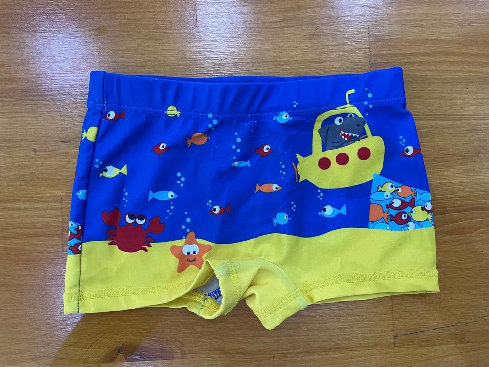 Renkli Baskılı Erkek Çocuk Mayo Şortu - Görsel 2