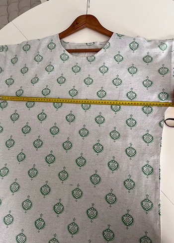 Yeşil Baskılı Bohem Plaj Elbisesi - Görsel 4