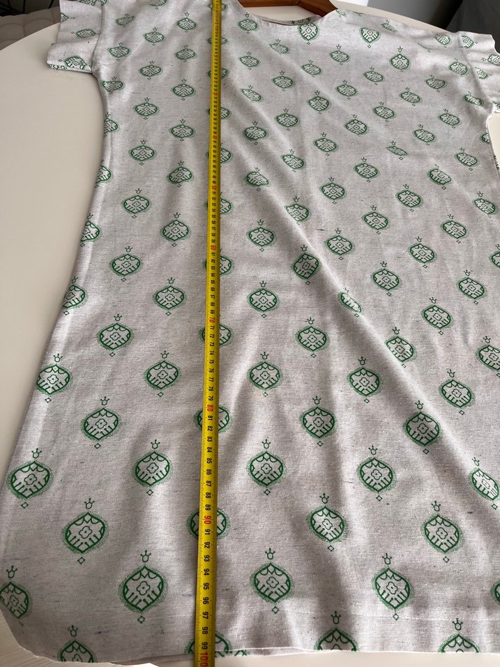 Yeşil Baskılı Bohem Plaj Elbisesi - Görsel 5