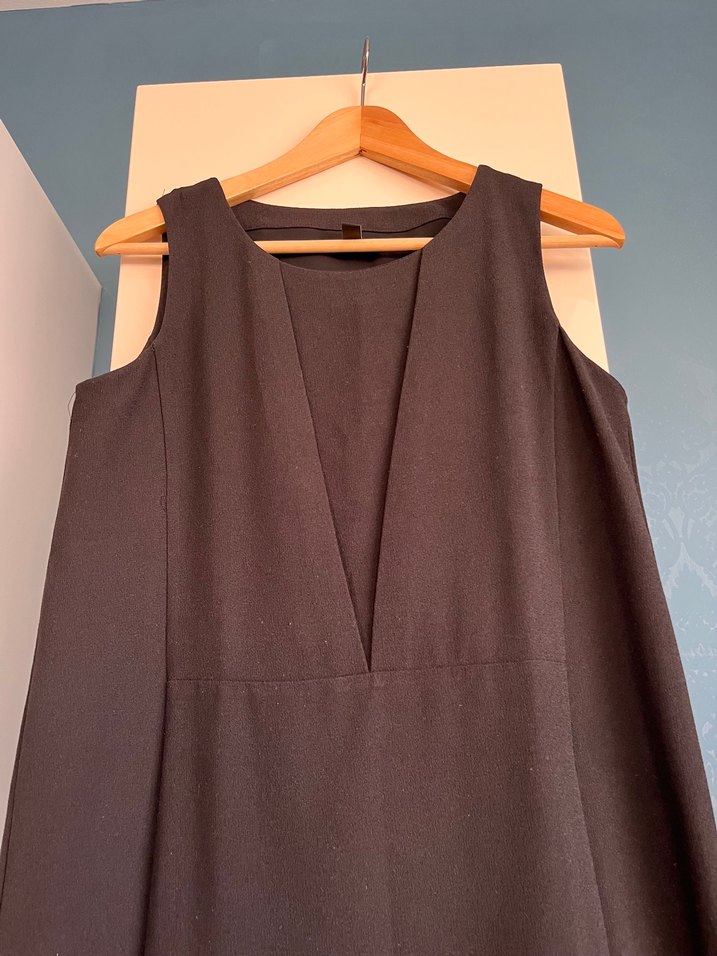 Mango siyah Midi Elbise - Görsel 3