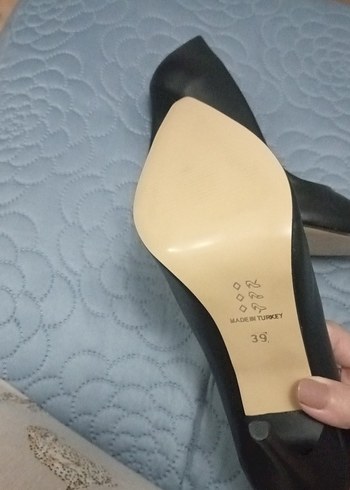 Abiye Siyah Elastik Detaylı Kadın Stiletto