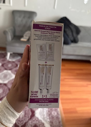 Asse Adventure 8.7 Karamel Saç Boyası - Görsel 3