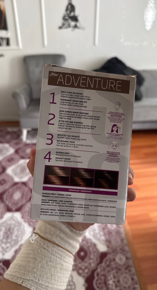 Asse Adventure 8.7 Karamel Saç Boyası - Görsel 4