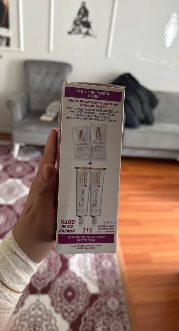 Asse Adventure 8.7 Karamel Saç Boyası - Görsel 3