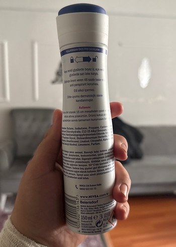 Nivea Black & White Kadın Deodorant 48 Saat - Görsel 2