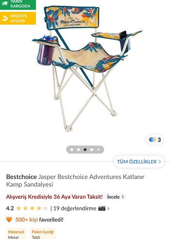 Diğer Bestchoice Katlanır Kamp Sandalyesi