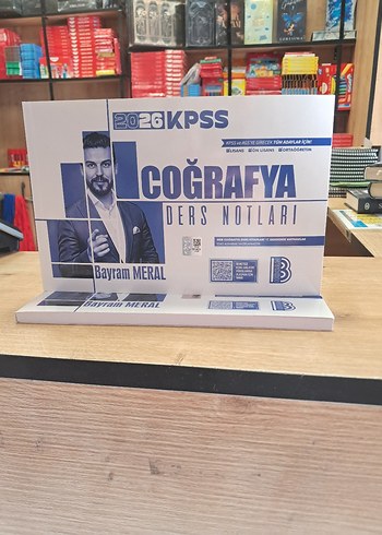 2026 KPSS Coğrafya Ders Notları - Bayram Meral