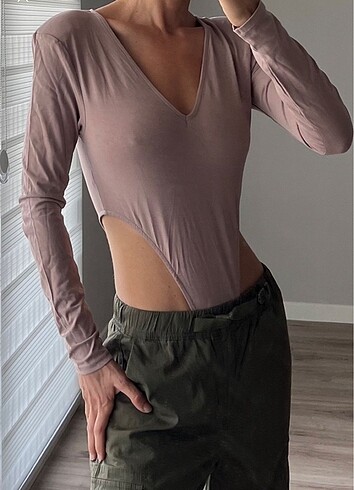 Diğer Bej- bel detayli bodysuit