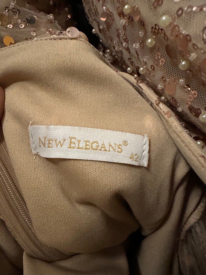 İncili pullu abiye elbise - Görsel 2