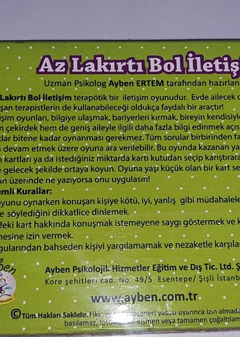 Az lakirti Bol İletişim Aile Oyunu - Görsel 2