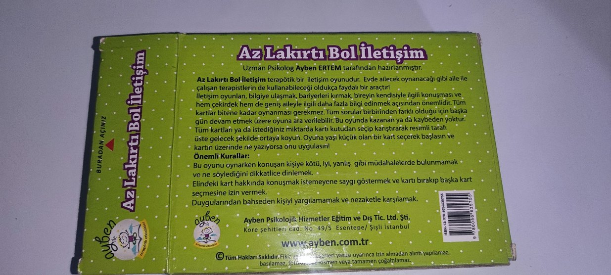 Az lakirti Bol İletişim Aile Oyunu - Görsel 2