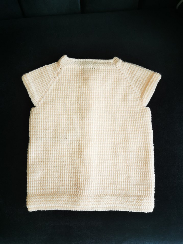 Kızlar için Nakışlı el örgüsü yelek - Görsel 2