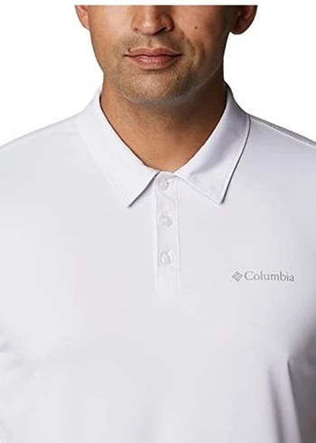 Columbia Beyaz Kısa Kollu Polo Tişört - Görsel 3