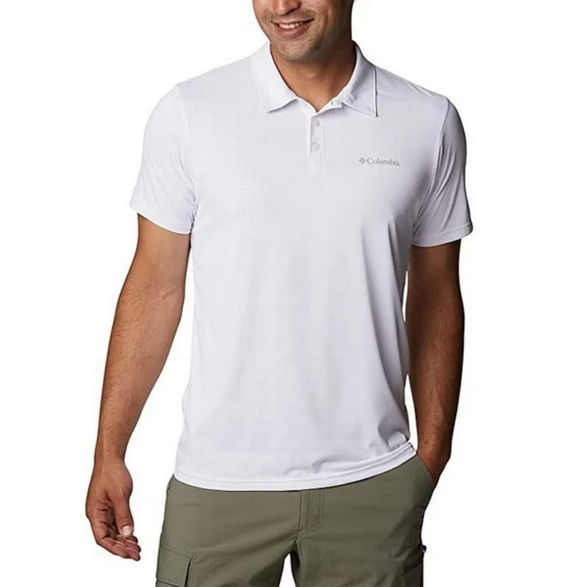 Columbia Beyaz Kısa Kollu Polo Tişört - Görsel 2
