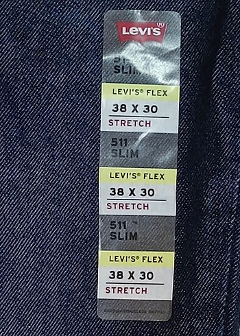 Levi's Erkek 511 Slim Fit Kot Pantolon (38W x 30L) - Görsel 5