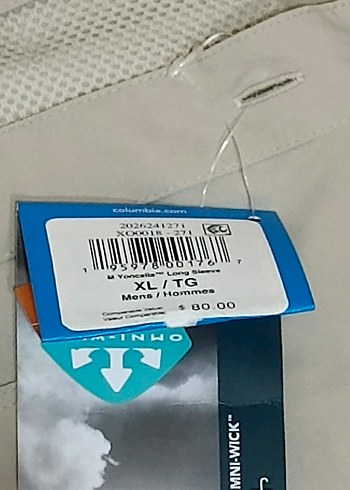 Columbia Erkek Gri Gömlek (XL) - Görsel 7