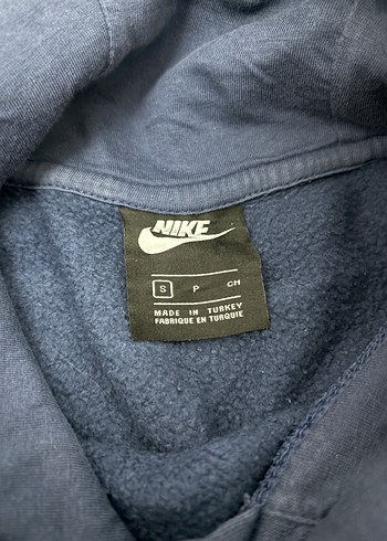 s Beden mavi Renk Kapüşonlu Lacivert Baskılı Nile Sweatshirt