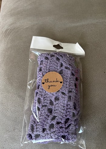 Mor Örgü Kadın bandana - Görsel 2