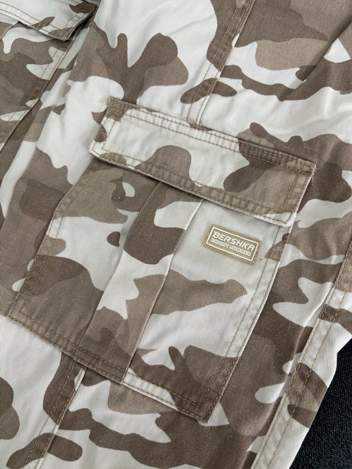 Kadın Kamuflaj Desenli Rahat Pantolon - Görsel 4