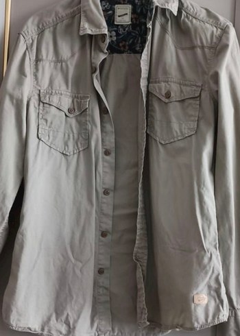 Bej Pamuklu Erkek Düğmeli Gömlek defakto - Görsel 2