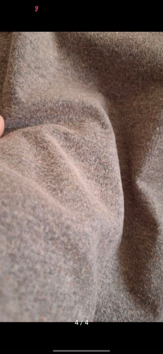 kahve Erkek Keten Gömlek Uzun Kollu - Görsel 4