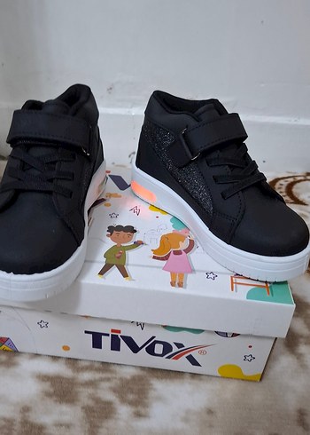 kız Çocuk Siyah Cırtlı ışıklı Sneaker - Görsel 3