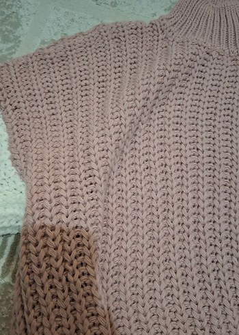 Bohem Tarz Pastel Renkli Kadın Triko Kazak - Görsel 2