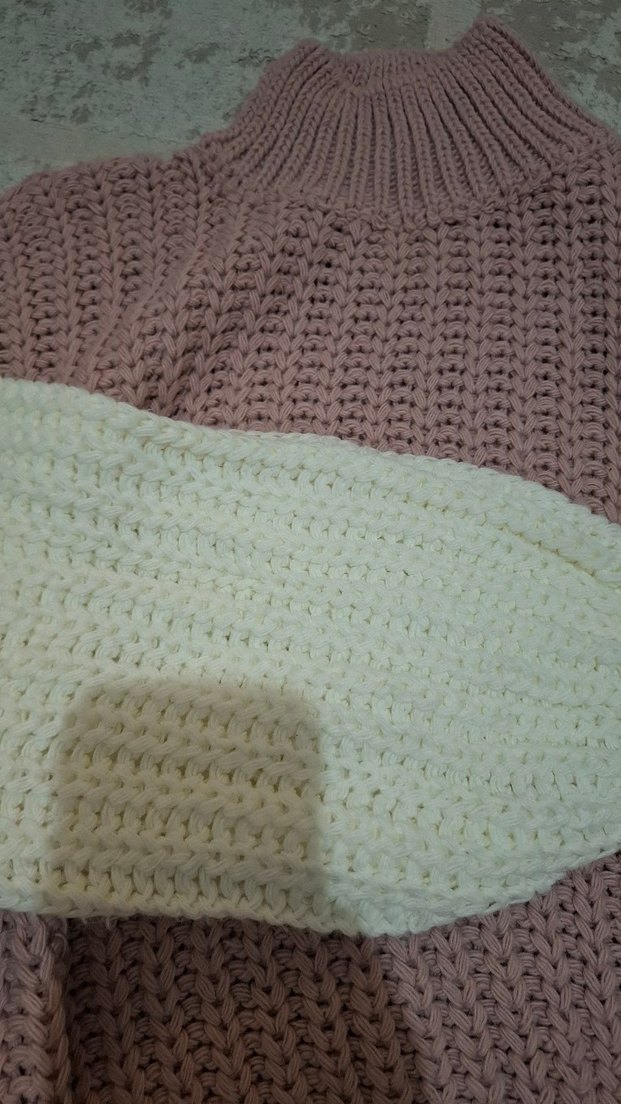 Bohem Tarz Pastel Renkli Kadın Triko Kazak - Görsel 3