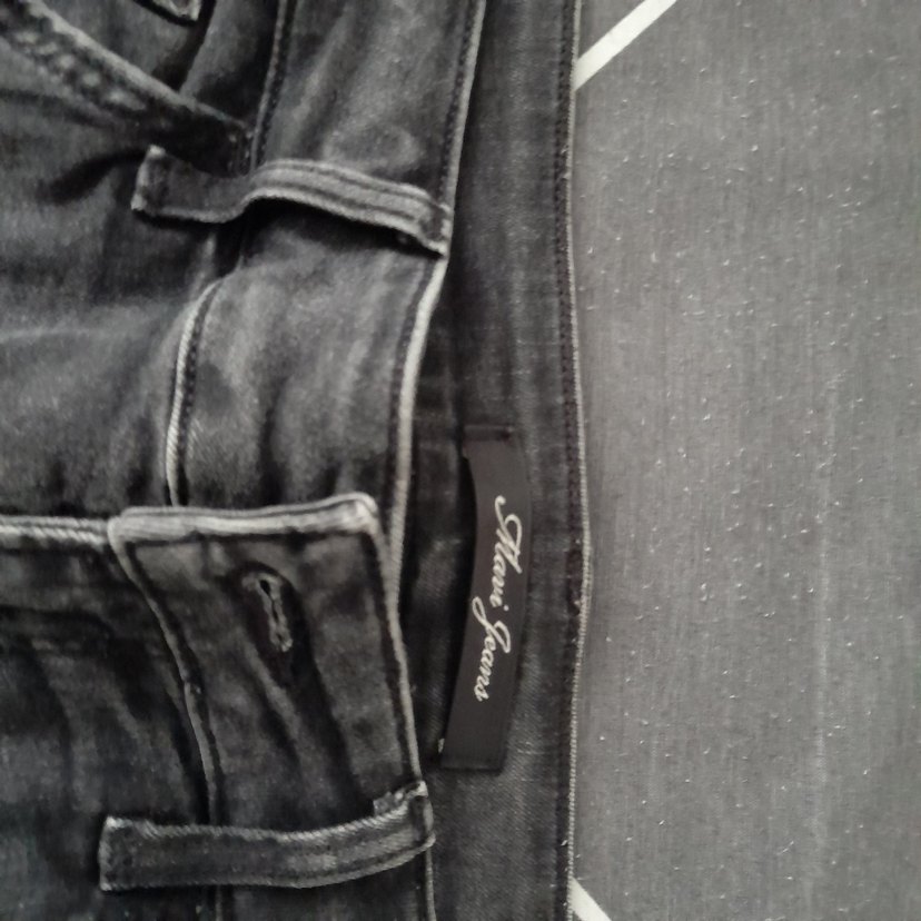 Siyah Dar Kesim Denim Kadın Pantolon - Görsel 3