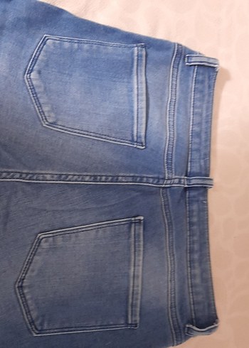 Kadın Mavi Regular Fit Denim Pantolon - Görsel 4