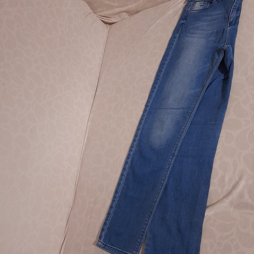 Kadın Mavi Regular Fit Denim Pantolon - Görsel 3