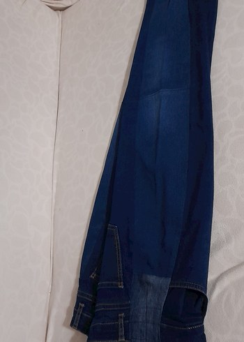 kot kadın pantolon yanları şirin kot detayı var şık tarz giy çık - Görsel 5