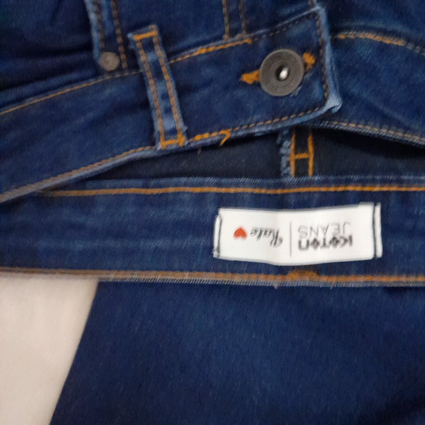 kot kadın pantolon yanları şirin kot detayı var şık tarz giy çık - Görsel 2