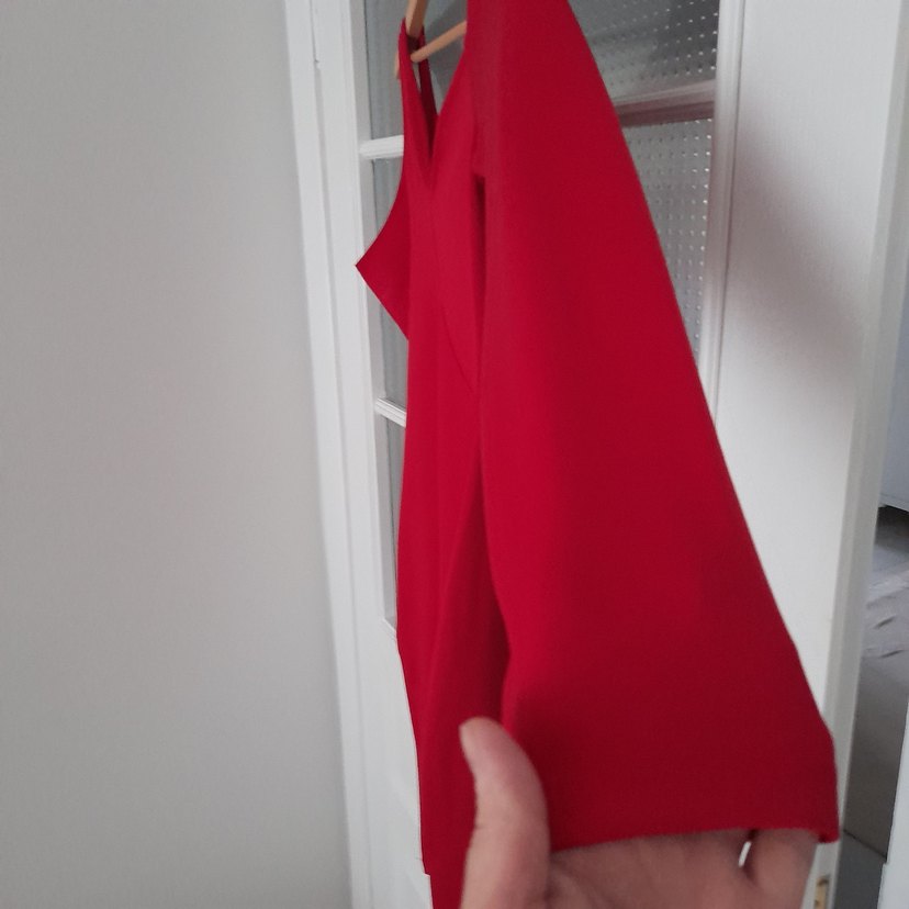 Kırmızı yarım boy  abiye - Görsel 4