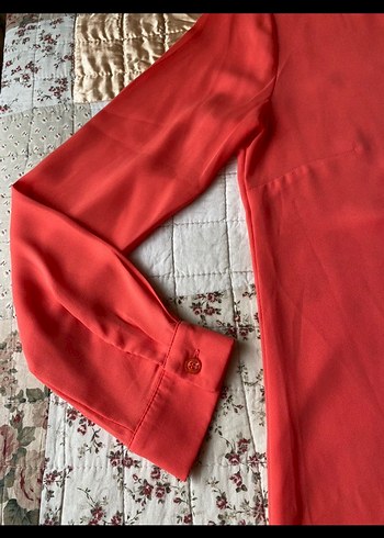 Kadın Uzun Kollu Düğmeli Gömlek - Görsel 5