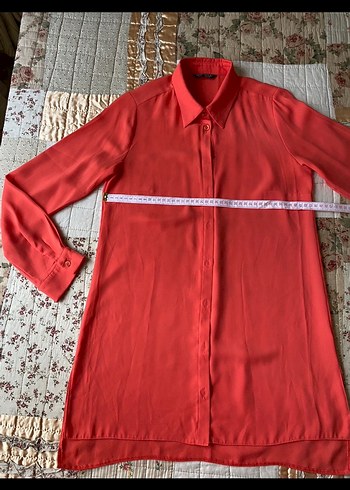 Kadın Uzun Kollu Düğmeli Gömlek - Görsel 3