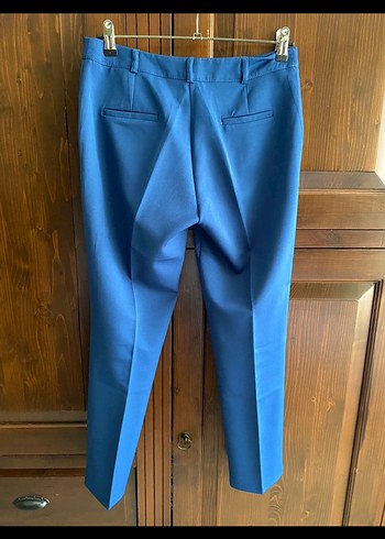 Mavi Pilili Kadın Kumaş Pantolon - Görsel 2
