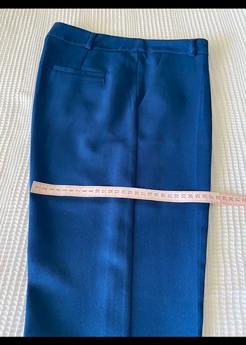 Mavi Pilili Kadın Kumaş Pantolon - Görsel 5