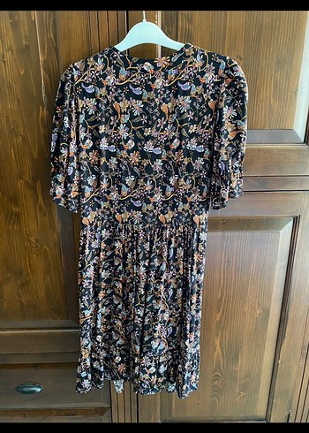 Bohem Çok Renkli Midi Elbise - Görsel 2