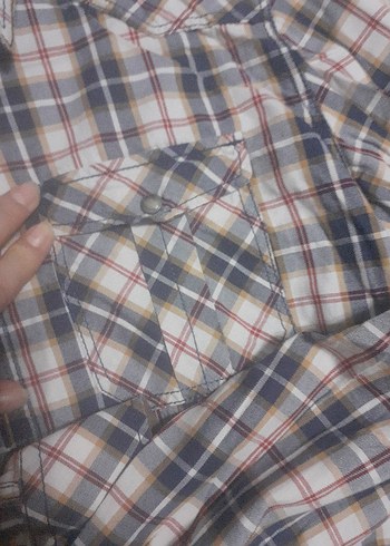 Gri Kareli Uzun Kollu Erkek Gömlek - Görsel 4