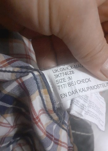 Gri Kareli Uzun Kollu Erkek Gömlek - Görsel 9