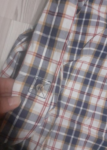 Gri Kareli Uzun Kollu Erkek Gömlek - Görsel 8