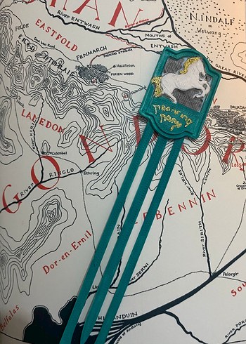 Yüzüklerin Efendisi Kitap Ayracı - Görsel 2