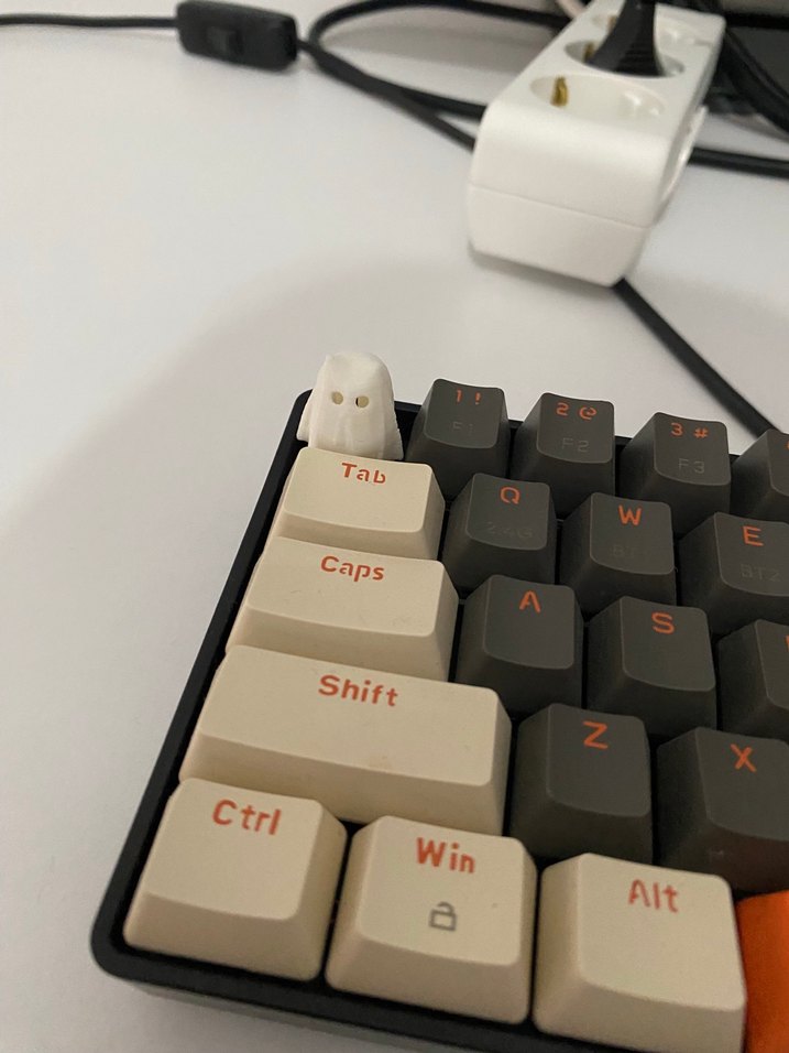 Hayalet Kedi Keycap - Görsel 2