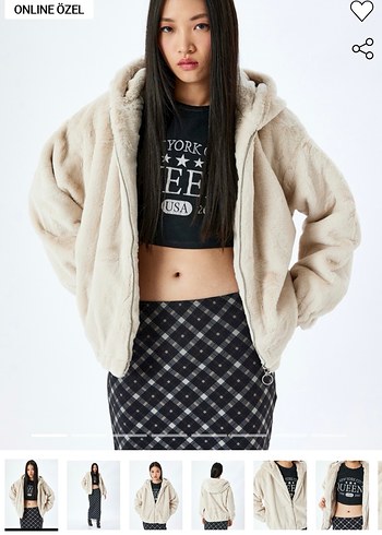 Peluş mont - Görsel 3